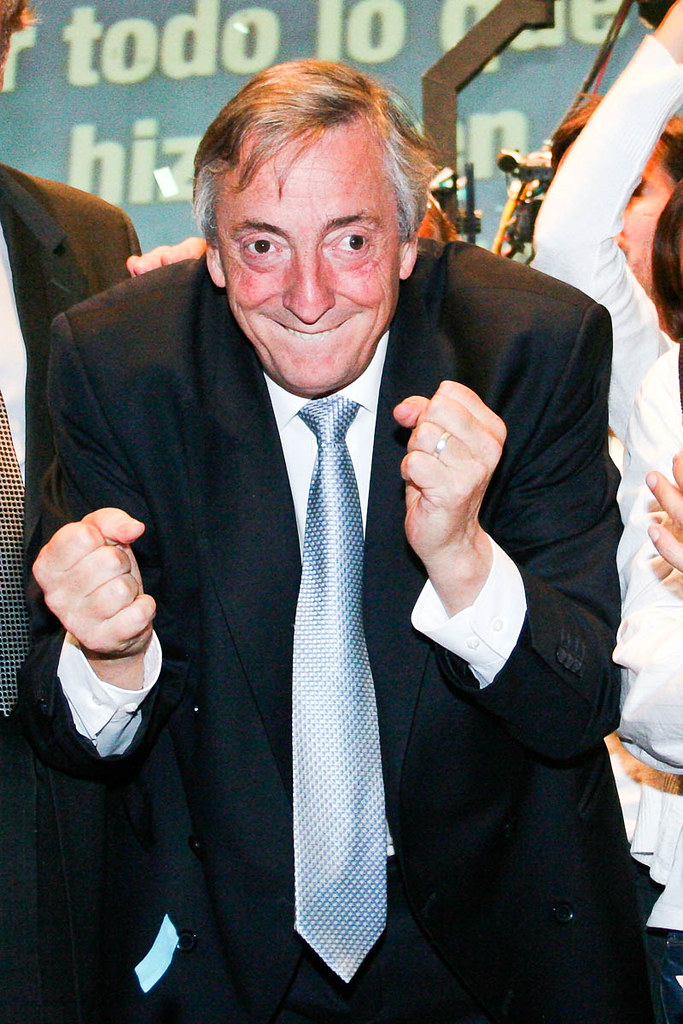 Fotógrafo Estanislao Santos - Estanislao Santos fotógrafo | Registro fotográfico: Néstor Kirchner en movilización en Argentina